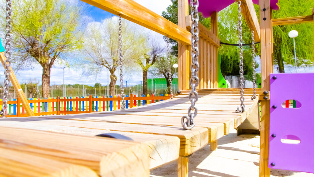 Puente Colgante del Parque Infantil del Club Deportivo Las Tinajas